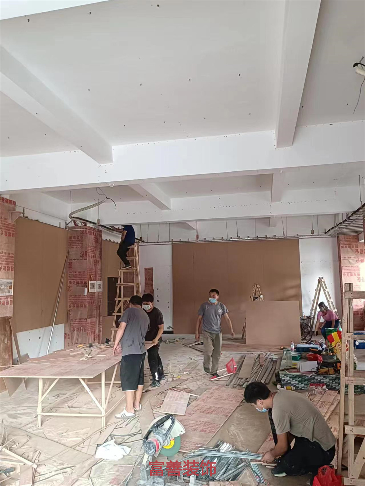 施工過(guò)程圖-海口富善